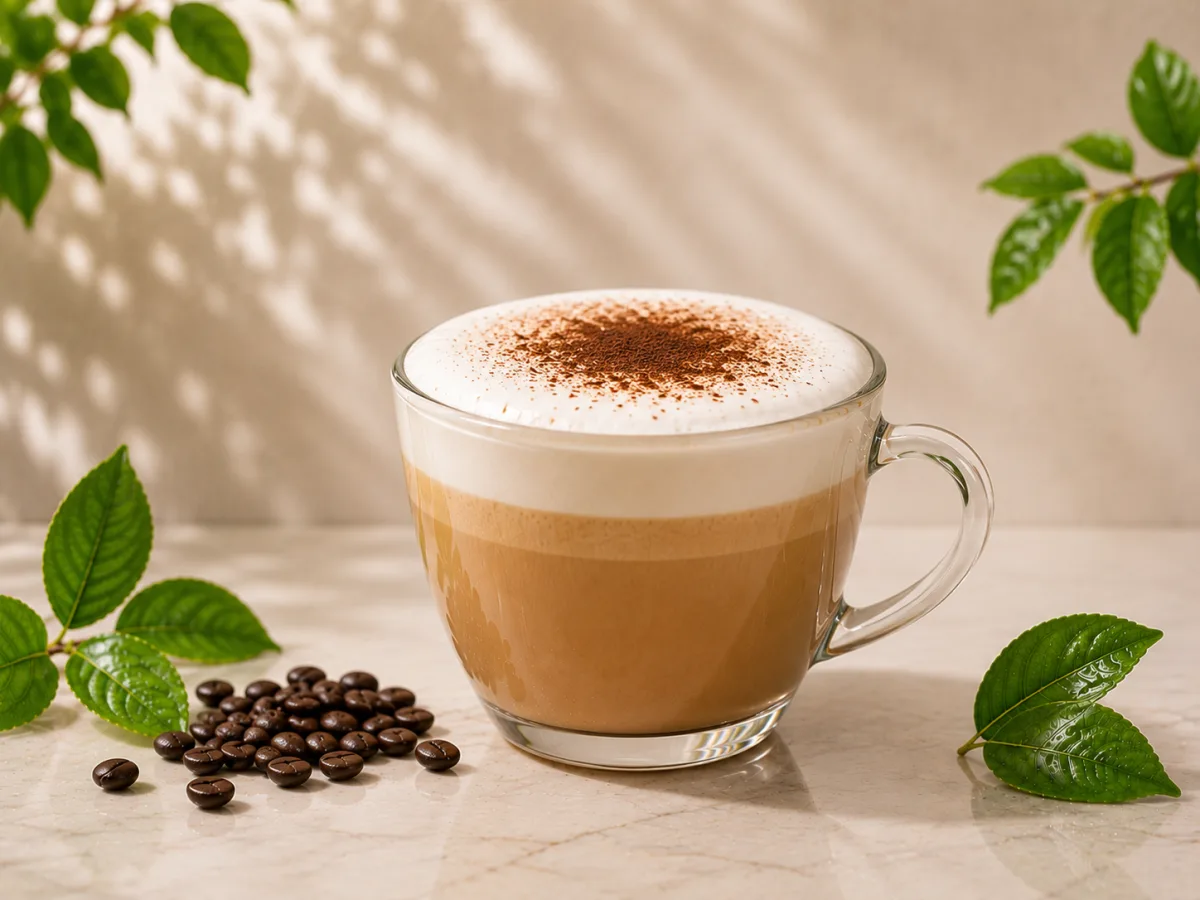 Doppelter Cappuccino