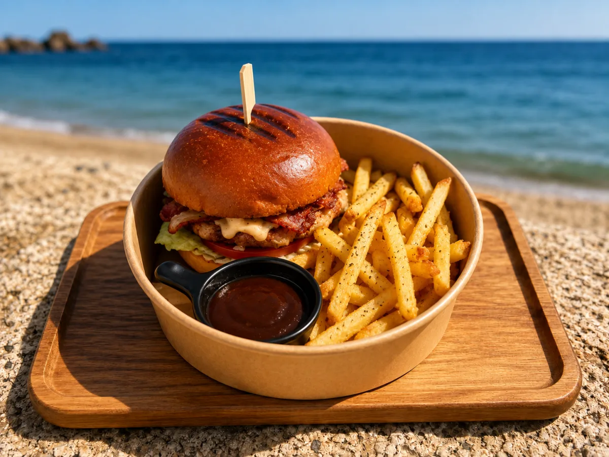 fried chicken burger