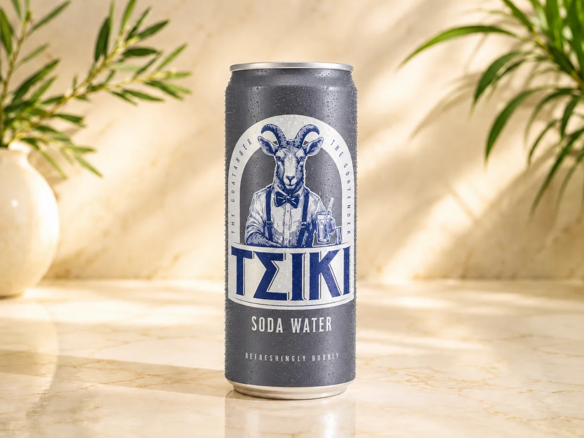 agua con gas TZIKI
